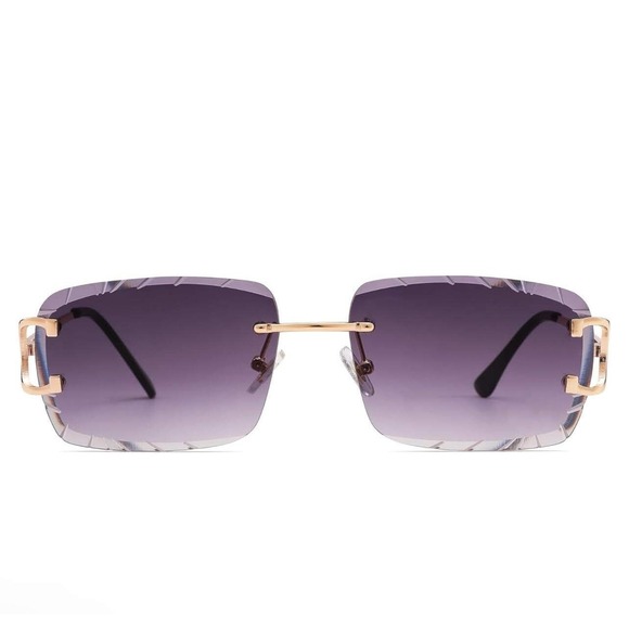 Fashion Square Black Lens Luxury Wear Shades Hip Hop New Sunglasses Women Ladys - Picture 9 of 10